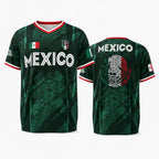 2026 Mexico Soccer Jersey — Chichén Itzá Pyramid Graphic Retro Throwback Sportswear