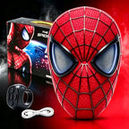 RC Controlled Wearable Spider-Man Cosplay Mask – Spandex & ABS, Multiple Versions, Halloween Collectible Gift for Guys