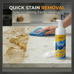 QIFOR Multi-Purpose Foam Cleaner – Heavy-Duty Grease & Stain Remover, No-Scrub Foaming Action, Lemon Scent | Safe for Car, Kitchen, Marble, Bathroom, Aluminum