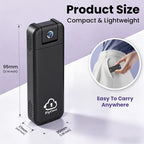 FlyCloud 7 Body Camera – 1080P HD, Night Vision, Wi-Fi, AI Motion Detection, Free 16GB TF Card