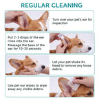 Pet Ear Cleaning Drops for Dogs & Cats – 60 mL