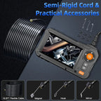 Automotive Borescope Camera – 4.3" HD Screen, 8 LED, IP67 Waterproof, 16.5FT/33FT
