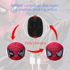 RC Controlled Wearable Spider-Man Cosplay Mask – Spandex & ABS, Multiple Versions, Halloween Collectible Gift for Guys