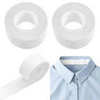 2 Rolls Sweat Pads Collar Protectors — Disposable Self-Adhesive Invisible Shirt Neck Liner Tape Against Sweat Stains for Men
