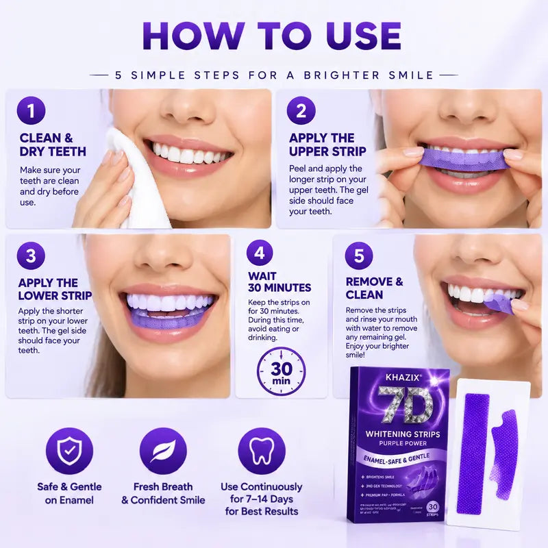 Gentle Mint Whitening Teeth Strips