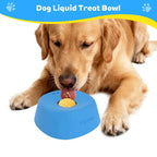Yipetor Slow Feeder Dog Bowl – Built-In Rolling Ball, No-Spill Liquid Treat & Bone Broth Lick Bowl | All Breeds