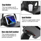 Double-use Steering Wheel Tray Car Food Trays for Eating with Drinks Holder Pad Laptop Multipurpose Travel Accessories Fits Wheels