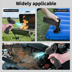 PeakPulse Gear CC41 Electric Compressed Air Duster - 130,000 RPM Rechargeable Cordless Turbo Blower for Cars, PC, Keyboard & Home Cleaning