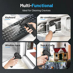 Portable Mini Turbo Fan, High Speed Handheld Rechargeable Fan with Type-C Charging for Car, Keyboard & Electronics Cleaning