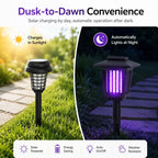 Solar Mosquito Zapper Garden Light – 2-in-1 UV Bug Killer + Pathway Lamp | Waterproof, Auto Dusk-to-Dawn