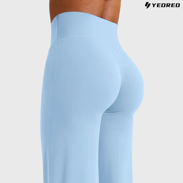 High-Waist Wide-Leg Yoga Pants
