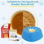 Yipetor Slow Feeder Dog Bowl – Built-In Rolling Ball, No-Spill Liquid Treat & Bone Broth Lick Bowl | All Breeds