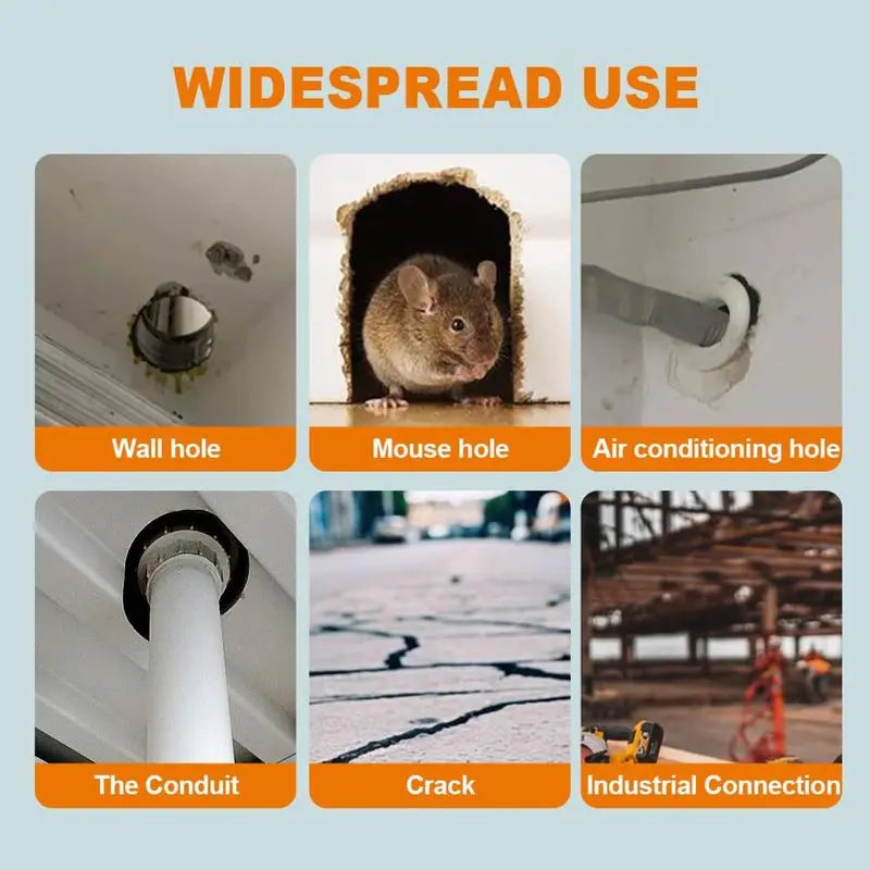 Flexible Waterproof Sealant Mastic Clay (10-Pack) – Fast Mending Crack & Hole Repair Sealer for Pipes, Walls & AC Openings