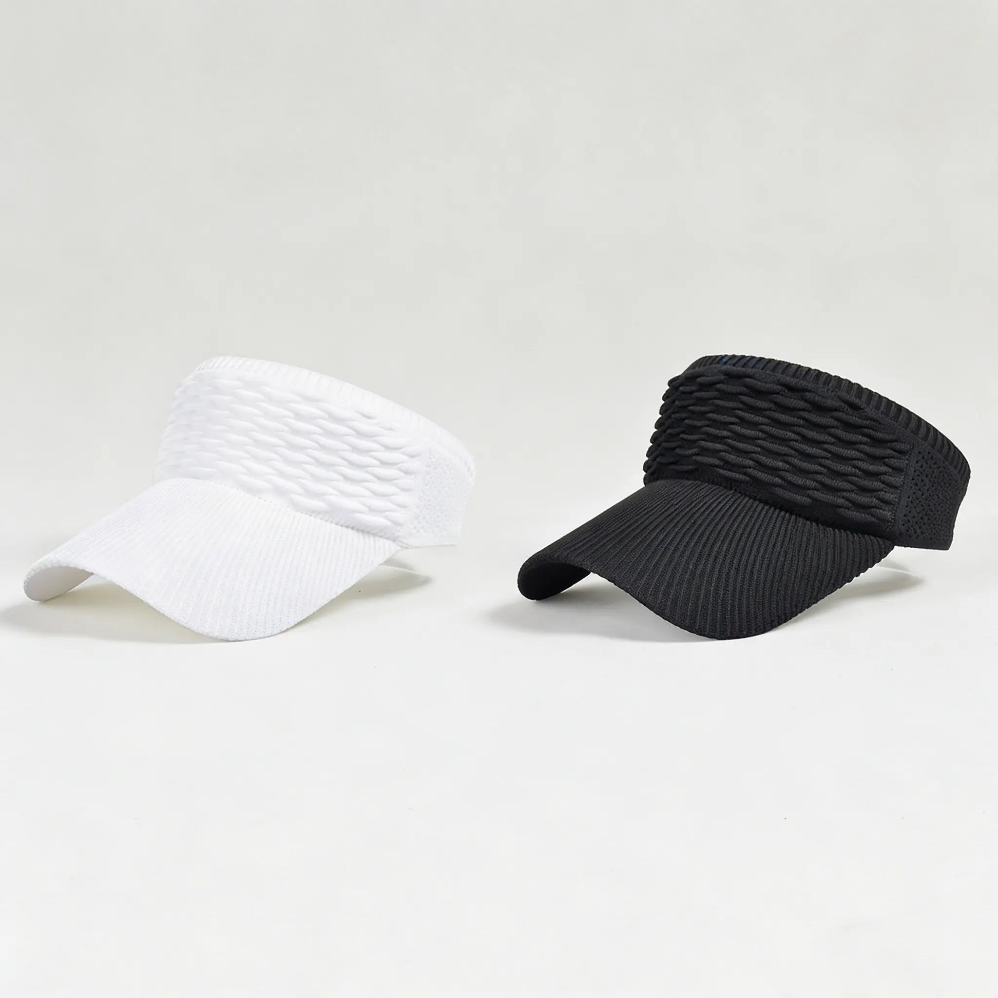 Women's Sun Visor Hat  — Open-Top Ponytail Cap, UV Protection, Foldable & Breathable