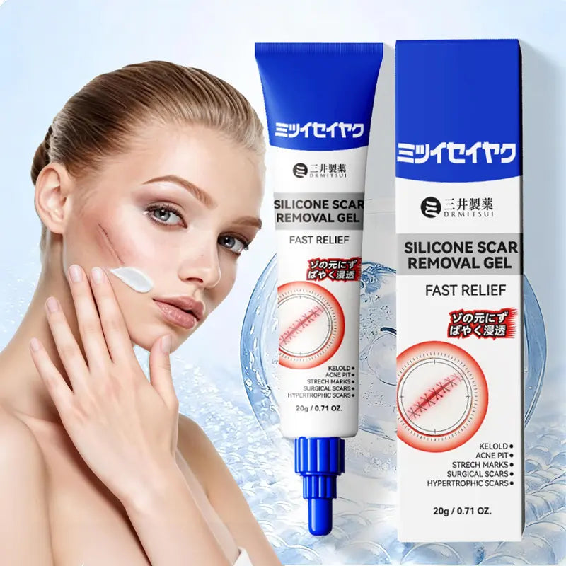 Advanced Silicone Smoothing Gel - Invisible Repair for Fine Lines, Wrinkles, Acne Scars & Marks | Professional Smoothing Formula for New & Old Scars | Fast-Absorbing & Non-Greasy