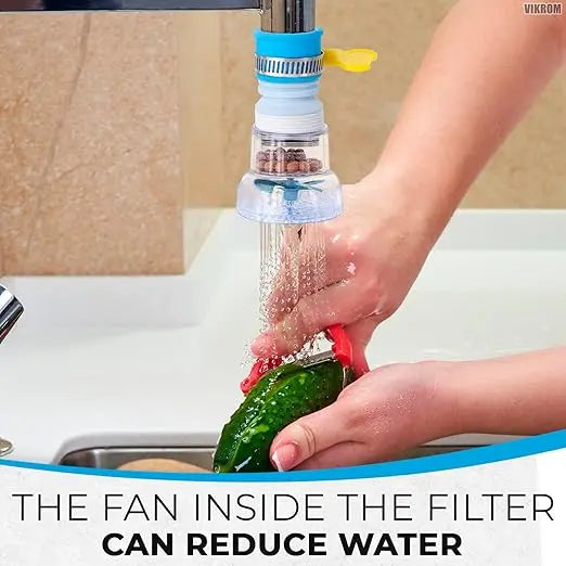 Faucet Filter Set — 360° Rotating Water Purifier & Extender for Kitchen & Bathroom