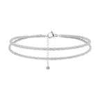 Exquisite multi-layered women's anklet