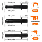 Firewood Splitter Drill Bit Set – Heavy-Duty High Carbon Steel Wood Splitting Cone, 4-Piece Set | Round + Square + Hex Shank | Fits Impact Drill, Electric Hammer & Hand Drill