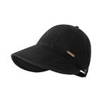 1/2/4 Pack Women's Wide Brim Sun Visor Hat - UPF 50+ Open Top Cap for Ponytails, Golf, and Beach