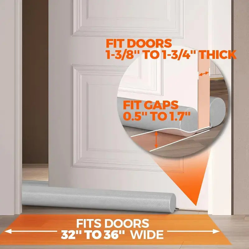 Door Bottom Sealing Strip — Draft Stopper, Noise Blocker & Insect Guard