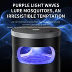 Purple UV light attracting mosquitoes into the trap