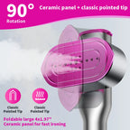 Dr.Flash Handheld Garment Steamer for Clothing, Portable Iron Steamer Combo, 7 Modes with LED Display, 90° Swivel Handle