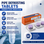 Pipe Cleaner Tablets — Drain Unclogger, Odor Eliminator & Descaler for Sinks, Toilets, Washing Machines & Sewers