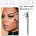 YANQINA Cool Black Eyeliner Pen – Waterproof, 24H Long-Lasting, Vegan & Cruelty-Free