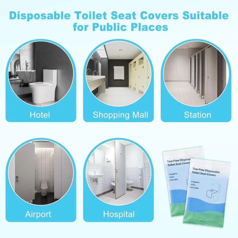 How to use: take out, unfold, place on seat, discard after use