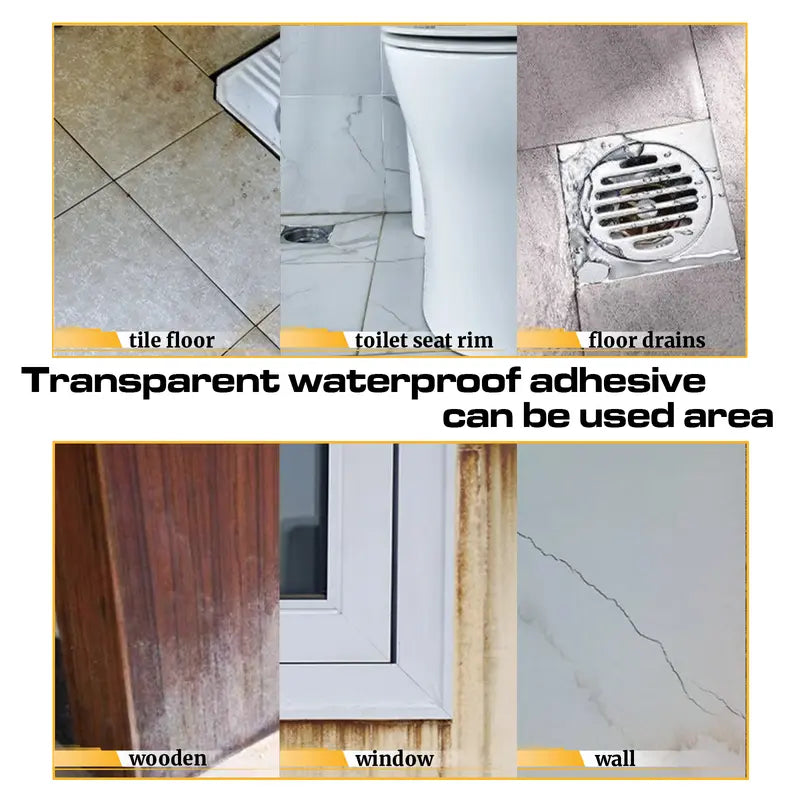 Application areas: tile floor, toilet seat rim, floor drains, wooden surfaces, windows, walls