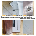 Application areas: tile floor, toilet seat rim, floor drains, wooden surfaces, windows, walls