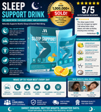 MIHIYO Sleep Support Melatonin 5mg Strips — Fast Dissolving, Sugar Free, Honey Lemon,