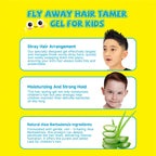 SEVICH Kids' Haircare Styling Gel - Portable Mild Plant-Based, Hypoallergenic, Strong Hold, Moisturizes, Easy Wash Out, Fruity Scent, Ideal for Slick Back Hairstyles & Taming Flyaways