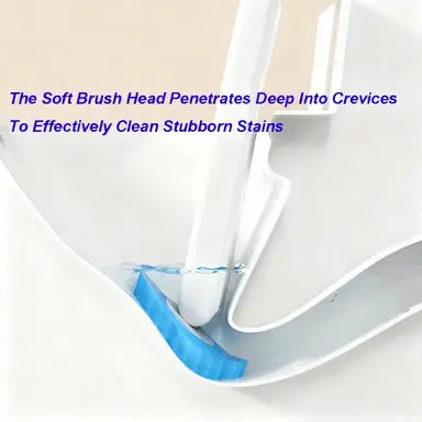 【DealsForYouDays】Snofrid Disposable Toilet Brush, Toilet Bowl Wand Holder Set with 24PCS Cleaner Refills, Bathroom Cleaning System for Sink Bathtub Drain Wash Basin Urinal，Wall-Mount Scrubbing Toilet Brush Bathroom Cleaning Kit