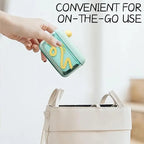 Travel Dental Floss Pick Dispenser Case — Auto Pop-Up, Portable & Refillable