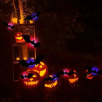 BougeRVBat Light Design 12pcs/24pcs Set Spooky Ornaments for Home Party Festival Halloween Easy Install Wall Stickers Smooth Application - Decorative