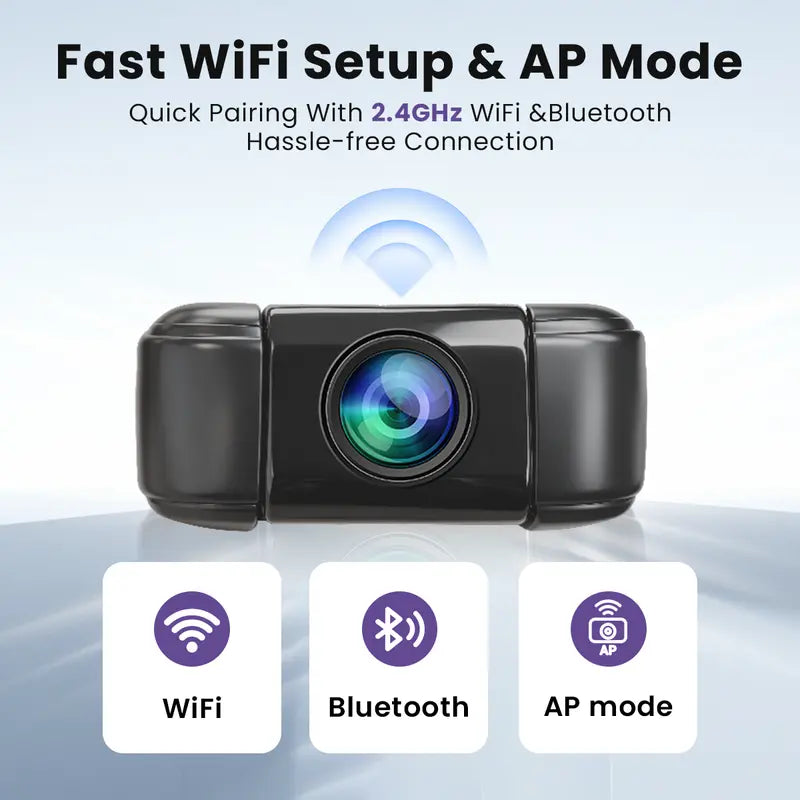 FlyCloud 7 Body Camera – 1080P HD, Night Vision, Wi-Fi, AI Motion Detection, Free 16GB TF Card