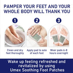 Deep Relaxing Foot Patches — Ginger, Lavender, Ginseng & Chamomile