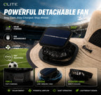 New Solar-Powered Outdoor Cooling Fan Hat — Sun Protection Hat with Solar Fan | Dual-Power Rechargeable Fan | Outdoor Water-Resistant Fan | Ideal for Sporting Events | Unisex Design | TikTokShopSpringGlowUp Sun Bucket Hat Lightweight Golf Hat