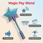 Magic Pay Wand — 3D Printed Tap-to-Pay Credit Card Holder Star Wand
