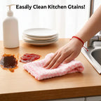 Microfiber Cleaning Cloths 10-Pack – Super Absorbent, Non-Scratch Kitchen Towels | 9.84" x 9.84"
