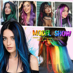 FXMONGYI Colored Hair Extensions