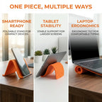 Flexible Silicone Foldable Phone & Tablet Stand — Rollable, Bendable, Universal