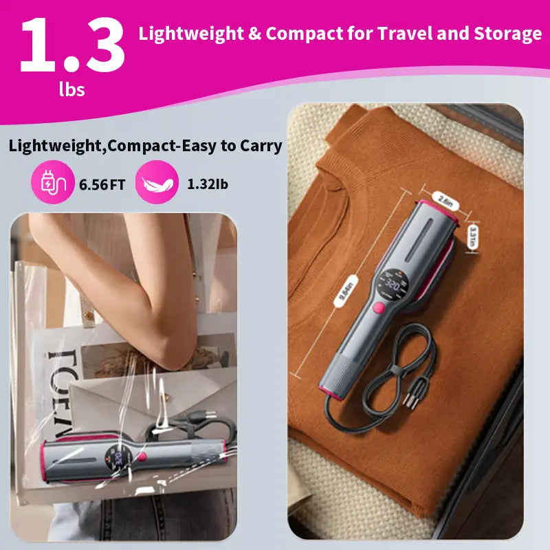 Dr.Flash Handheld Garment Steamer for Clothing, Portable Iron Steamer Combo, 7 Modes with LED Display, 90° Swivel Handle