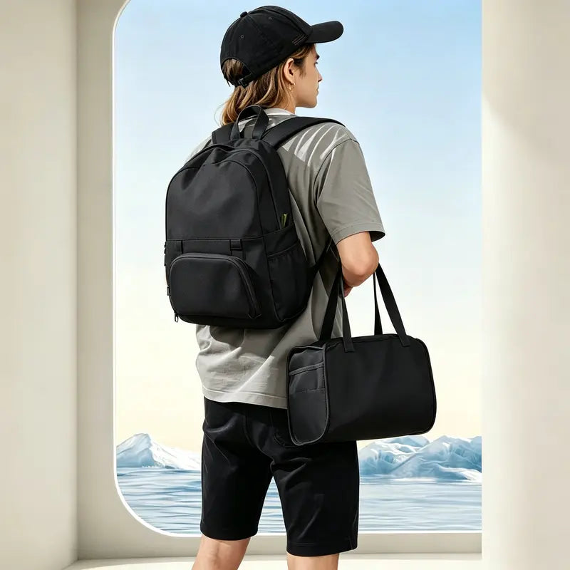 3-in-1 Foldable Convertible Backpack Set –  Lightweight Waterproof Daypack