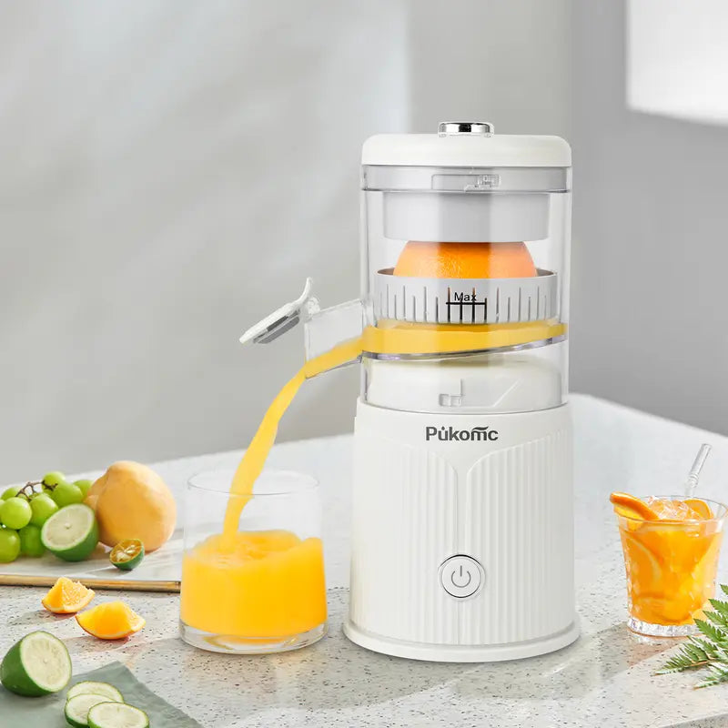Pukomc Fast Juicer Machine Cordless & Rechargeable Electric Citrus Squeezer