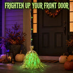 Animated Halloween Witch Broom with Lights, Music & Motion