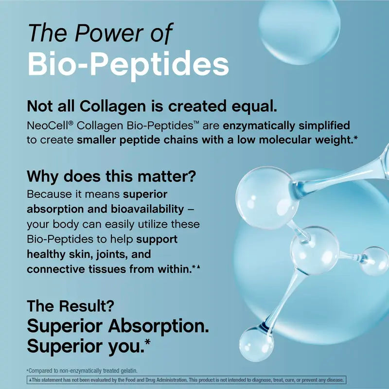 NeoCell Collagen Peptides Powder, Grass-Fed, 20 oz