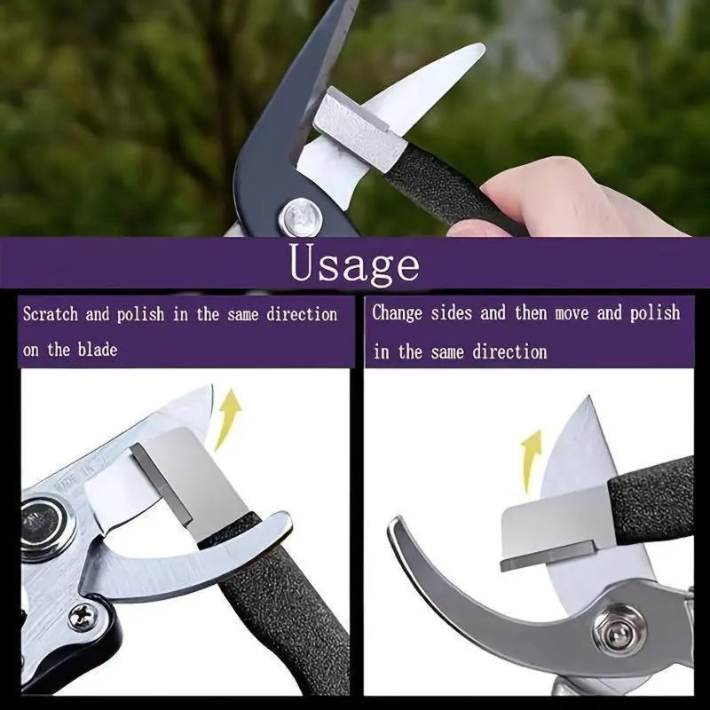 Professional Knife Sharpening Stone Set (3-Pack) – For Knives, Garden Shears & More
