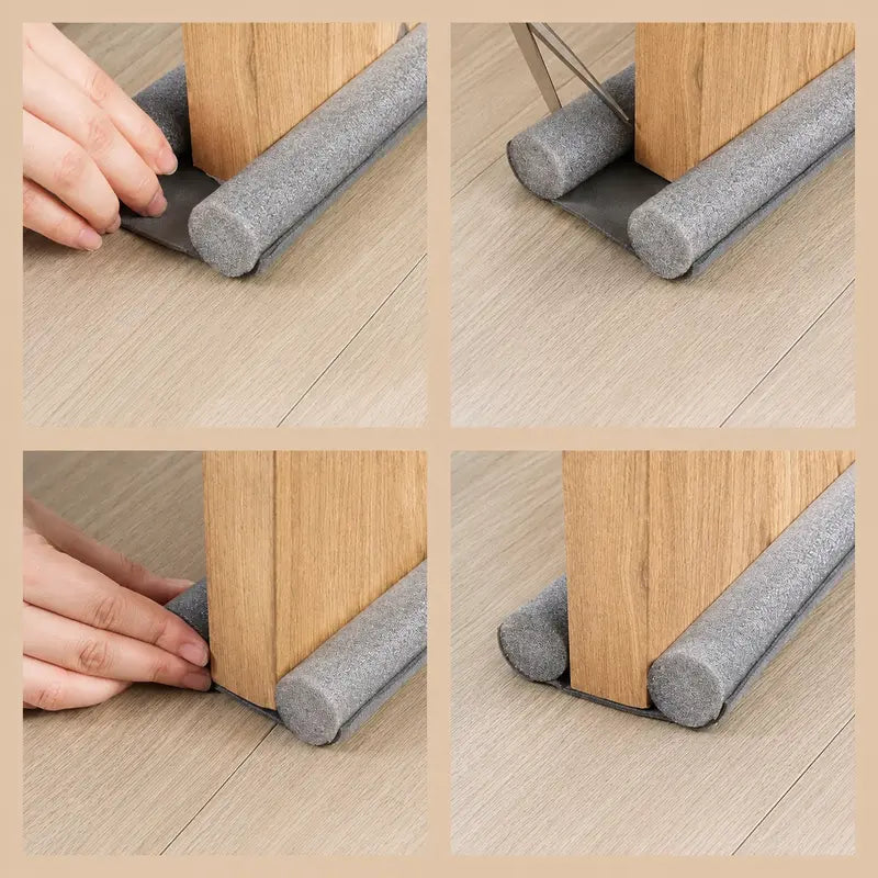 Door Bottom Sealing Strip — Draft Stopper, Noise Blocker & Insect Guard